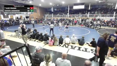 150 lbs 3rd Place Match - Dakota Anderson, Orting vs Alec Fraser, Camas