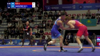 77 kg Final 3-5 - Aleksa Ilic, Serbia vs Yryskeldi Maksatbek Uulu, Kyrgyzstan
