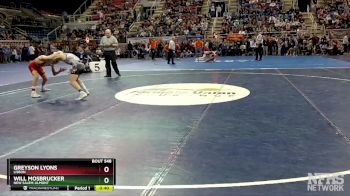 121 lbs Cons. Round 2 - Will Mosbrucker, New Salem-Almont vs Greyson Lyons, Lisbon