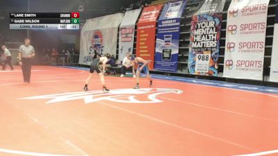 106 Class 2 lbs Cons. Round 1 - Lane Smith, Savannah vs Gabe Wilson, Maplewood-Richmond Hts.