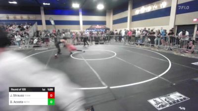 120 lbs Round Of 128 - Jayden Strauss, Team Gray vs Diego Acosta, Methods WC