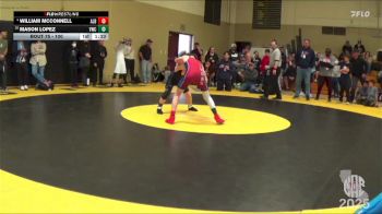 100 lbs Champ. Round 1 - Mason Lopez, Vacaville Wrestling Club vs William McConnell, Albiani