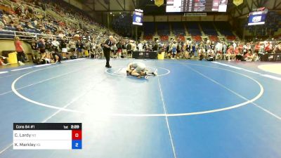 150 lbs Cons 64 #1 - Carson Lardy, ND vs Kaden Markley, KS