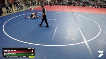 120 lbs Cons. Round 1 - Carter Bronk, LARP vs Brayden Gilb, F/MCC