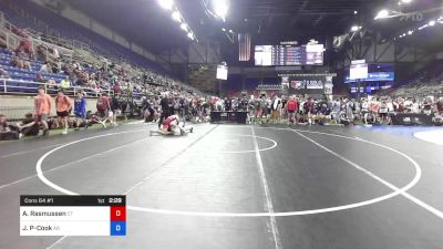 152 lbs Cons 64 #1 - Austin Rasmussen, Connecticut vs Justin Pena-Cook, Arkansas