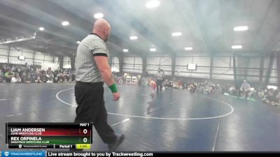 45 lbs 1st Place Match - Rex Orpinela, Shootbox Wrestling Club vs Liam Andersen, Juab Wrestling Club