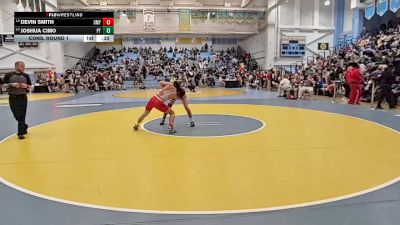 120 lbs Cons. Round 1 - Devin Smith, Smyrna H S vs Joshua Cimo, Polytech