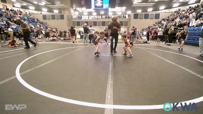 52 lbs Round Of 16 - Asher Royal, Hinton Takedown Club vs Stryker Haden, Woodward Youth Wrestling