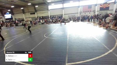 130 lbs Round Of 16 - Adam Nelson, Northern Az Wrestling vs Alejandro Tarin, East Valley WC