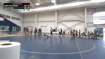 54-59 lbs Champ. Round 3 - Hadlea West, Westlake Wrestling Club vs Eseta Palu Houma, Westlake Wrestling Club