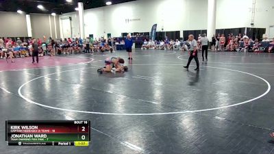 144 lbs Quarters & Wb (16 Team) - Jonathan Ward, Team Diamond Fish Pink vs Kirk Wilson, Capitian Nebraska (A Team)