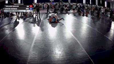 157 lbs Champ. Round 1 - William Barlow, Ground Zero Wrestling vs Carter Thomas, Union County Wrestling Club