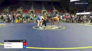 160 lbs Round Of 128 - Daniel Williams, Florida vs Hunter Worthen, Iowa