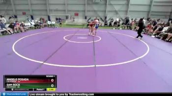 160 lbs Round 1 (8 Team) - Angelo Posada, California vs Sam Rock, Colorado