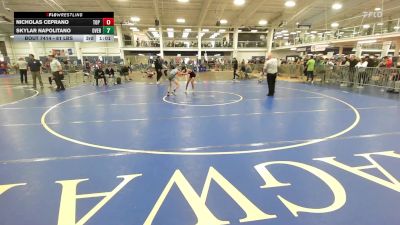 88 lbs Consi Of 8 #1 - Kasin McAndrew, Westerly vs Prins Santana, Providence BTS