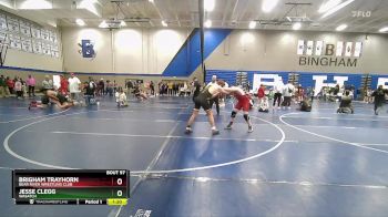 135 lbs Cons. Round 3 - Jesse Clegg, Wasatch vs Brigham Trayhorn, Bear River Wrestling Club