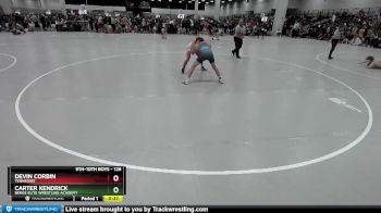 126 lbs Cons. Round 5 - Devin Corbin, Tennessee vs Carter Kendrick, Berge Elite Wrestling Academy