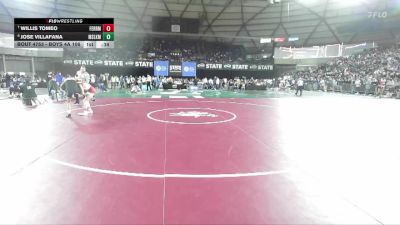 Boys 4A 106 lbs Cons. Round 5 - Jose Villafana, Moses Lake vs Willis Tomeo, Ferris