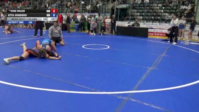 135 lbs Quarters - Isabelle Sinnard, Moyer Elite vs Lydia Witt, Lion Chaser Wrestling Club