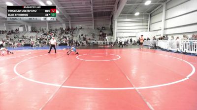 65 lbs Rr Rnd 1 - Vincenzo Destefano, All-American Wrestling Club Red vs Jace Atherton, 4M Power