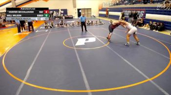 285 lbs 1st Place Match - Will Wilson, Wilmington vs Hunter Mccullough, Pontiac