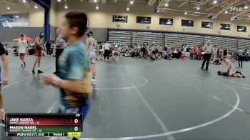 115 lbs Round 1 (8 Team) - Jake Garza, Daniel Cormier WA vs Mason Nagel, Burnett Trained WC