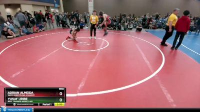 106-112 lbs Round 2 - Yusuf Uribe, Best Trained Wrestling vs Adrian Almeida, Waco Wrestling Academy