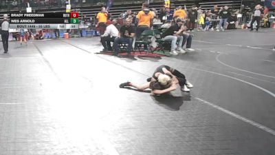 55 lbs Consolation - Brady Freedman, Ruthless vs Wes Arnold, All I See Is Gold Academy