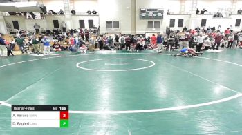 106 lbs Quarterfinal - Ashmith Yeruva, Sharon vs Dylan Bagleri, Cumberland