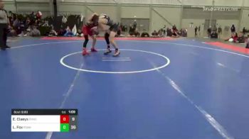 135 lbs Semifinal - Emerson Claeys, Pomona Elite 14U vs Liam Fox, POWA 14U