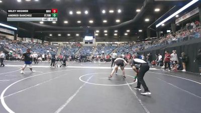 157 lbs Cons. Round 3 - Wiley Hegwer, Morningside (Iowa) vs Andres Sanchez, St. Thomas University