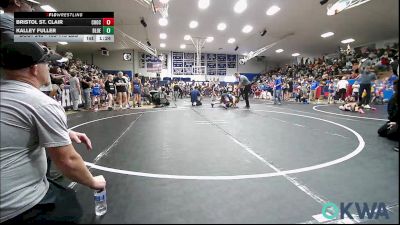 105-115 lbs Rr Rnd 2 - Bristol St. Clair, Choctaw Ironman Youth Wrestling vs Kalley Fuller, Blue Devil Wrestling