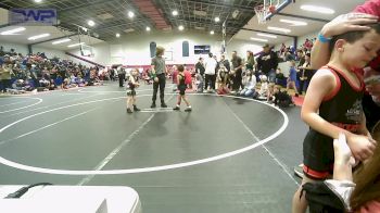 46 lbs Consi Of 8 #2 - Hadley-Glen Smith, Coweta Tiger Wrestling vs Kynslee Church, Team Tulsa Wrestling Club