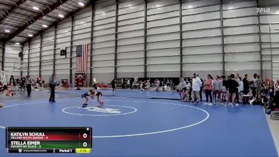 66 lbs Finals (8 Team) - Katilyn Schull, Millard South Queens vs Stella Eimer, Mayhem WC Black