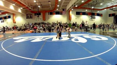 56 lbs Round 1 - Hatcher Lomasney, Alleghany Area Wrestling vs Battle Brockenbrough, South Augusta Wrestling