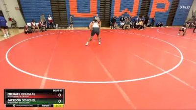 285 lbs Semifinal - Michael Douglas, Wisconsin-La Crosse vs Jackson Schichel, Wisconsin-Eau Claire