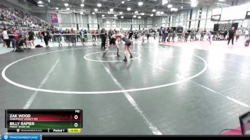 110 lbs Cons. Round 2 - Billy Rapier, Priest River WC vs Zak Wood, Sandpoint Legacy WC