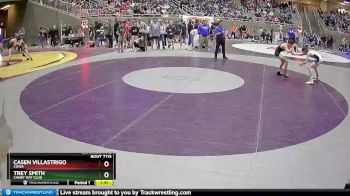 88 lbs Quarterfinal - Trey Smith, Canby Mat Club vs Casen Villastrigo, COWA