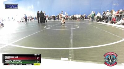 100 lbs Quarterfinal - Edison Omar, Beatrice vs Atreyu Whitten, Open Mats Wrestling Club