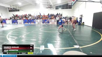 220 lbs Cons. Round 2 - Jesse Addington, Liberty vs Gilberto Barajas, Golden West