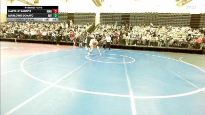 116 lbs Consi Of 8 #2 - Hazelle Santos, Northern Delaware Wrestling Academy vs Marlowe Donato, Elite NJ