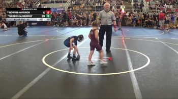 45 lbs Cons. Round 2 - Rowan Haybron, Vinton Co vs Gabriella Murphy, Springboro