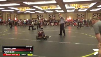 72 lbs Quarterfinal - Kay?Von Jones, Havers Hammers vs Peter Adams, MHWC