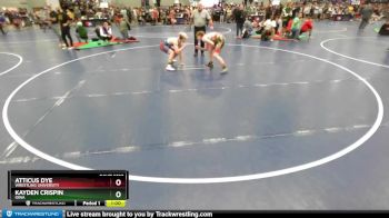 150 lbs Cons. Round 2 - Kayden Crispin, Iowa vs Atticus Dye, Wrestling University