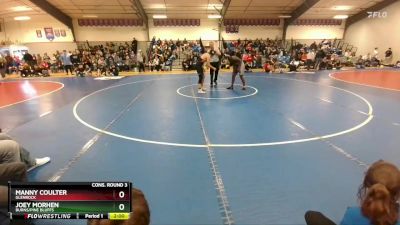 165A Cons. Round 3 - Manny Coulter, Glenrock vs Joey Morhen, Burns/Pine Bluffs