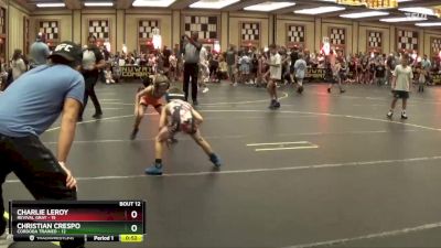 56 lbs Finals (8 Team) - Christian Crespo, Cordoba Trained vs Charlie LeRoy, Revival Gray