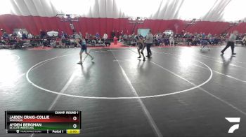 113 lbs Champ. Round 1 - Jaiden Craig-Collie, Wisconsin vs Ayden Bergman, DC Elite Wrestling