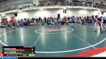 182 lbs Champ. Round 2 - Seer Godwise, Perry Meridian Wrestling Club vs Tristan Hicks, Bloomington South Wrestling Club