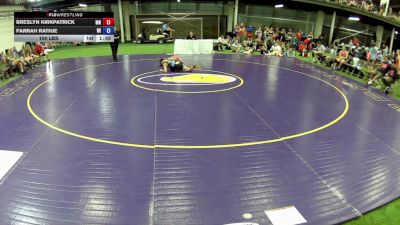 100 lbs Breslyn Kirkpatrick, Minnesota vs Farrah Rathje, Wisconsin