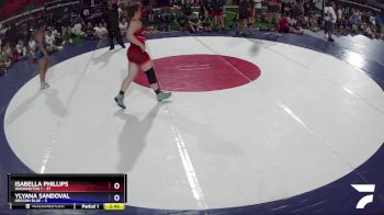 180 lbs Quarters & Wb (16 Team) - Isabella Phillips, Washington 1 vs Ylyana Sandoval, Oregon Blue